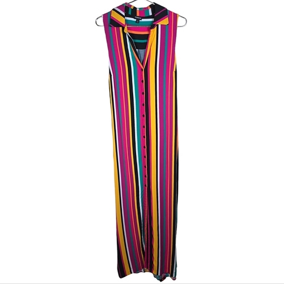 Torrid Maxi Challis Shirt Dress - Picture 2 of 8